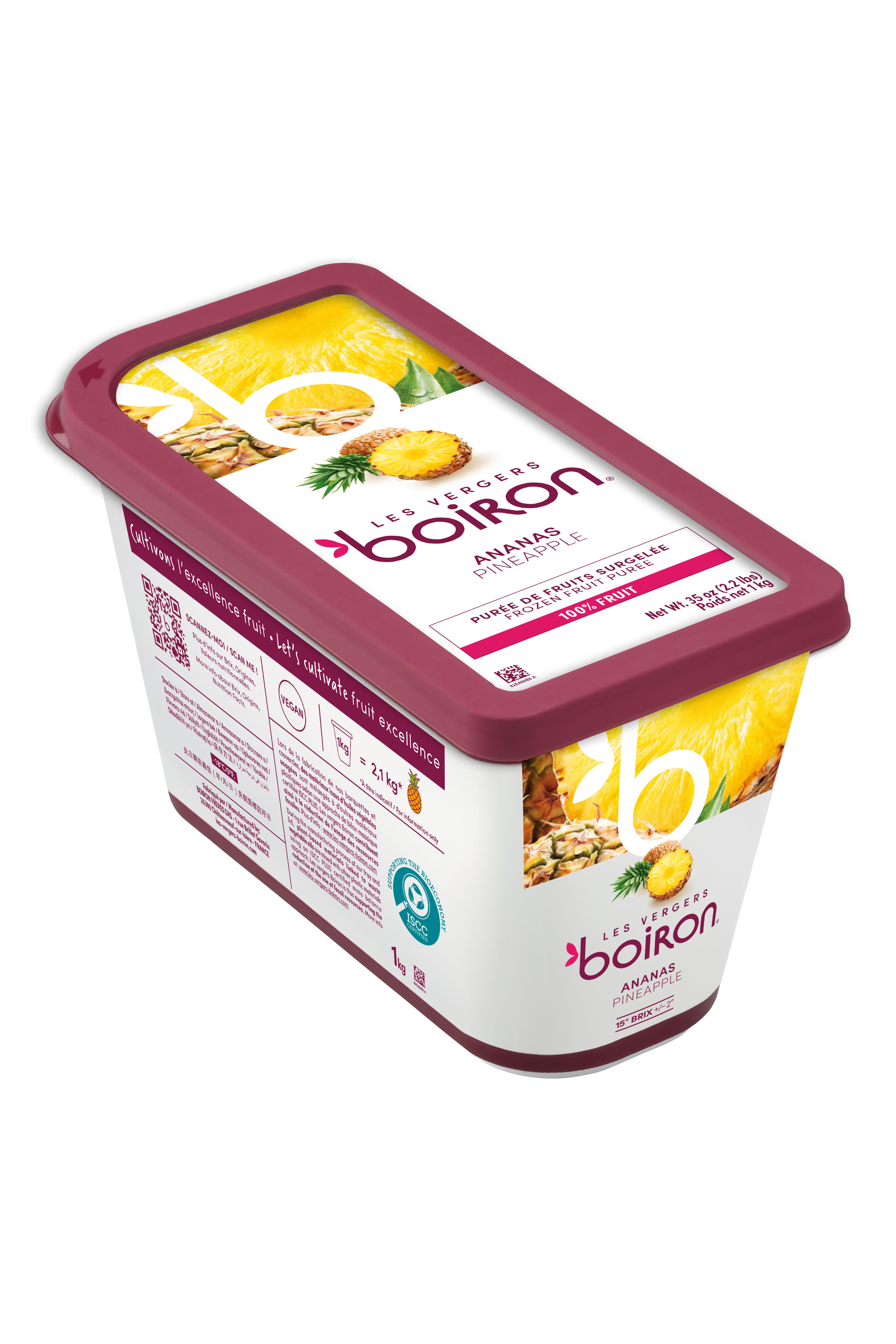 Puree Pineapple 100% 1kg