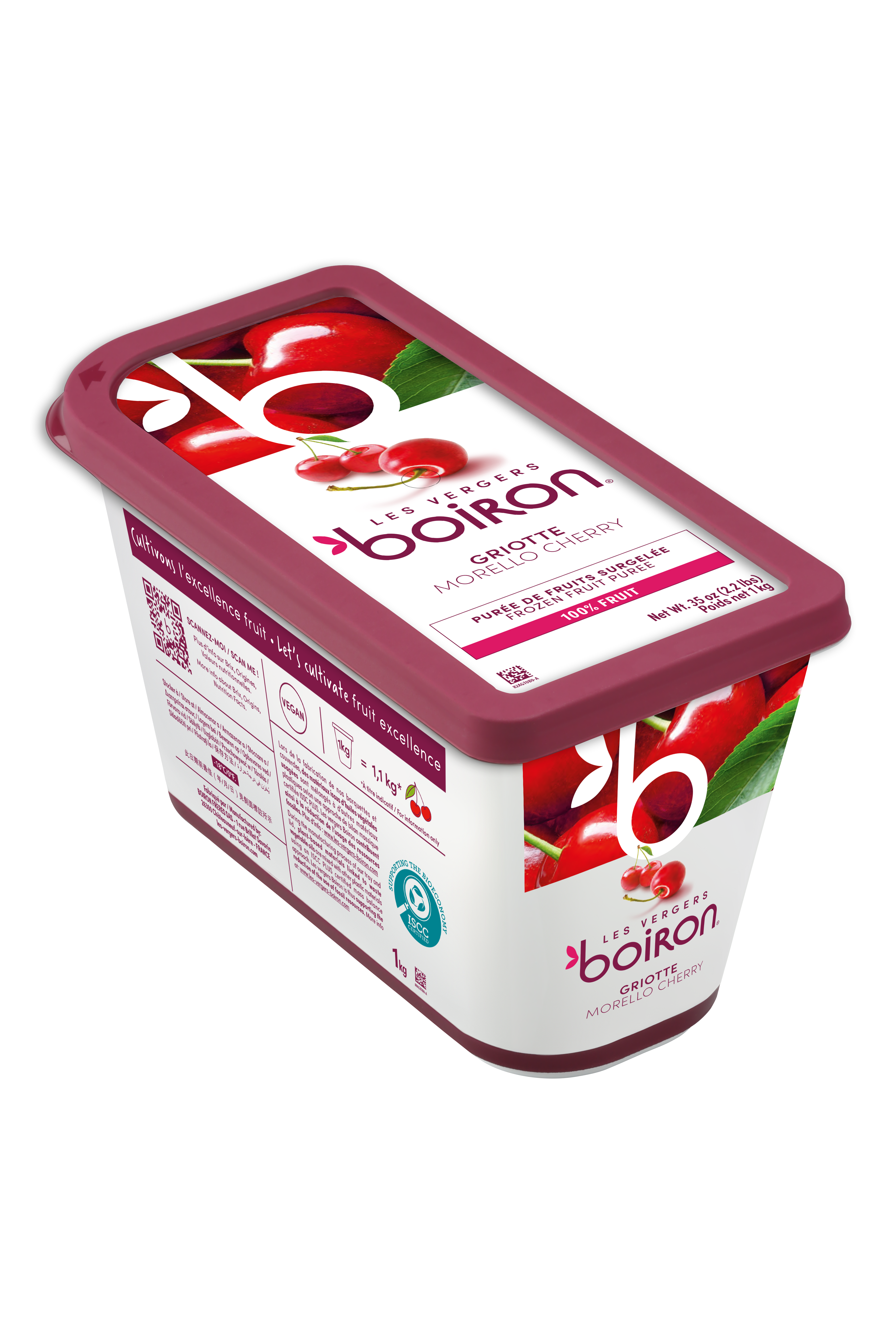 Puree Cherry Morello 100% 1kg