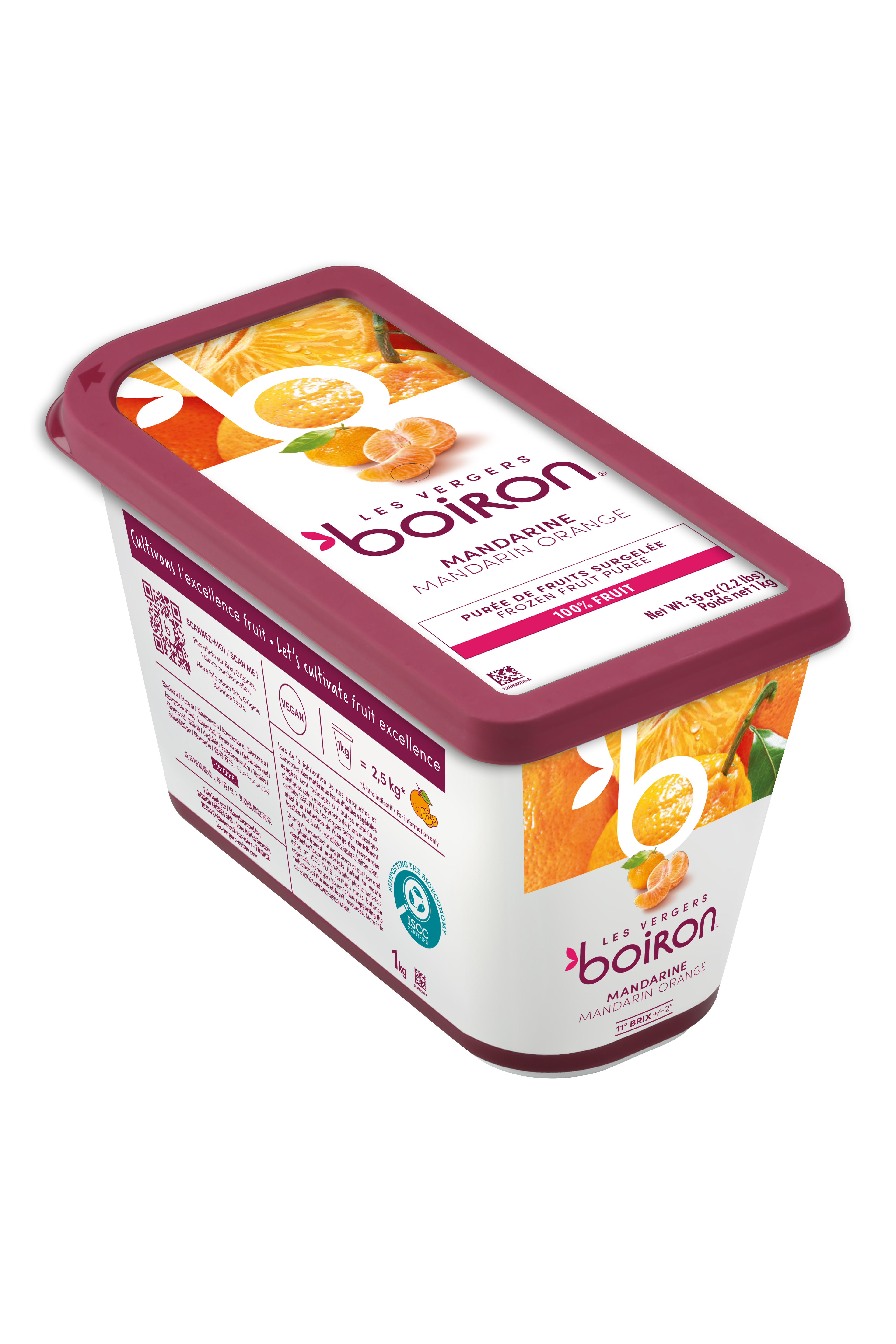 Puree Mandarin 100% 1kg