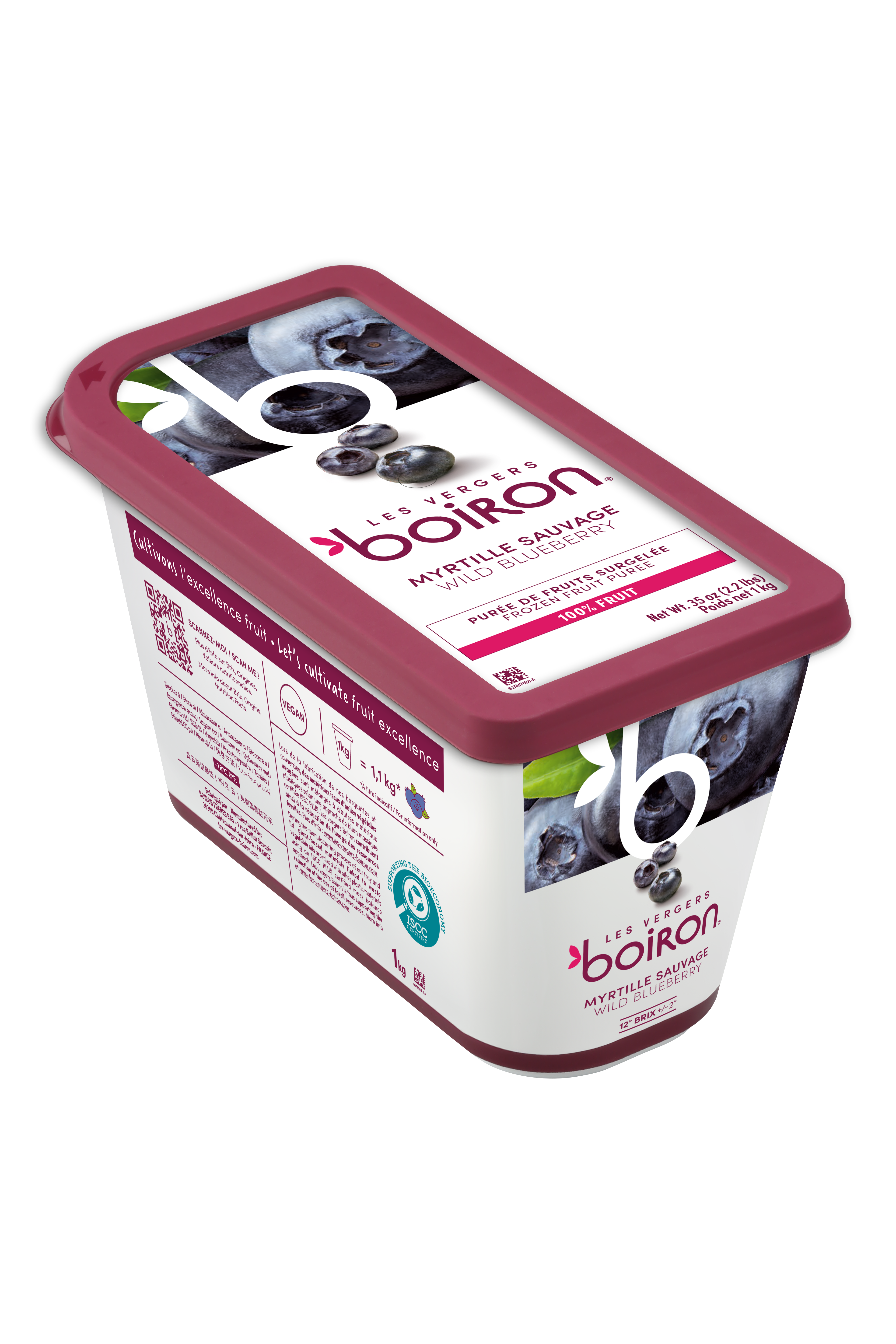 Puree Blueberry 100% 1kg